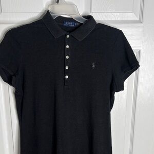 Polo by Ralph Lauren Classic Black Polo Midi Dress